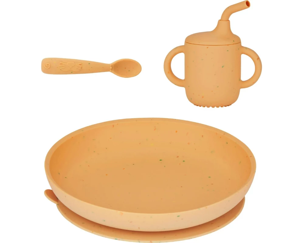 Babymoov Kindergeschirrset Little Arty Terrakotta