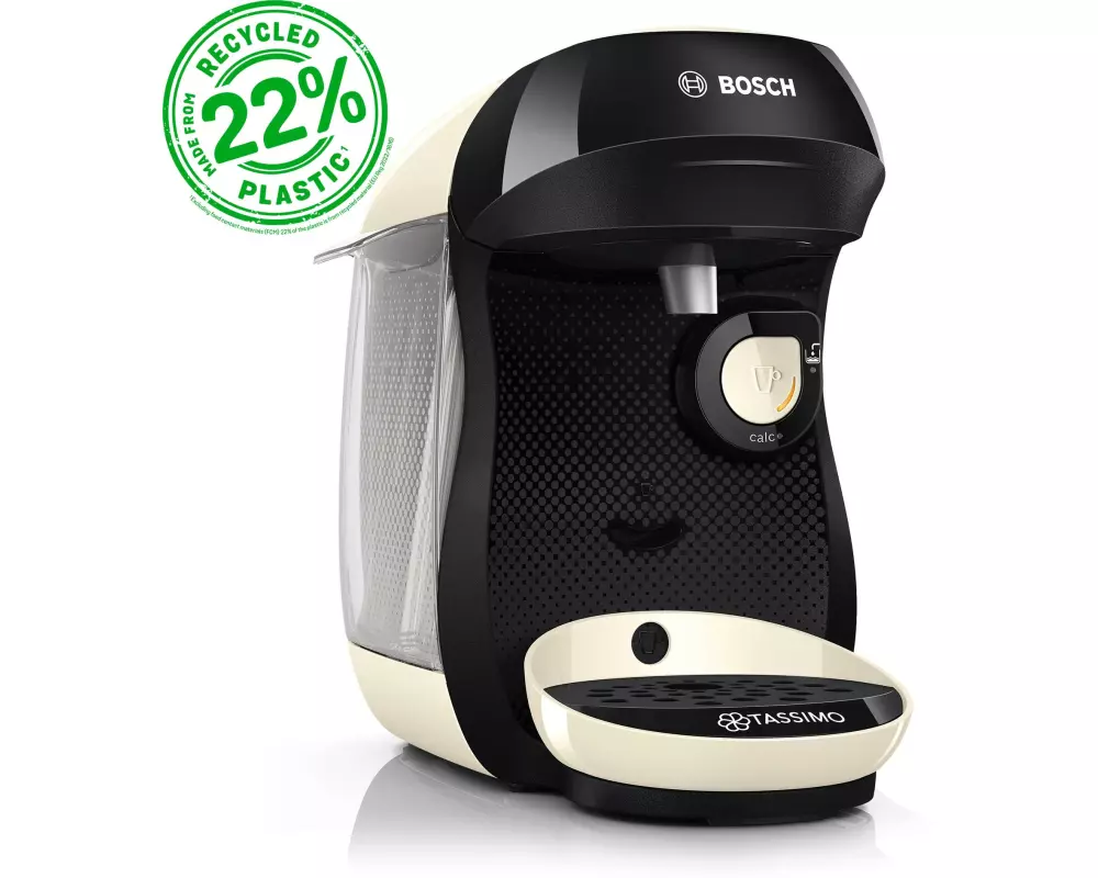 TASSIMO Kapselmaschine Happy friendly Crème/Schwarz