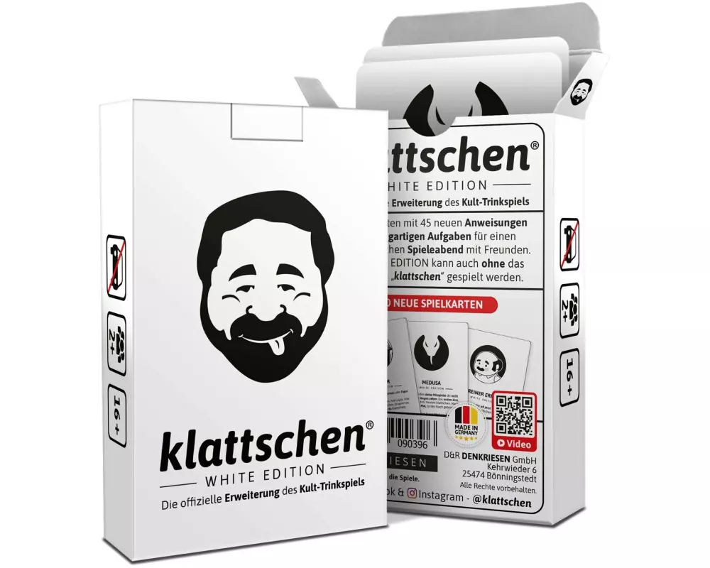 Denkriesen Partyspiel klattschen White Edition -DE-
