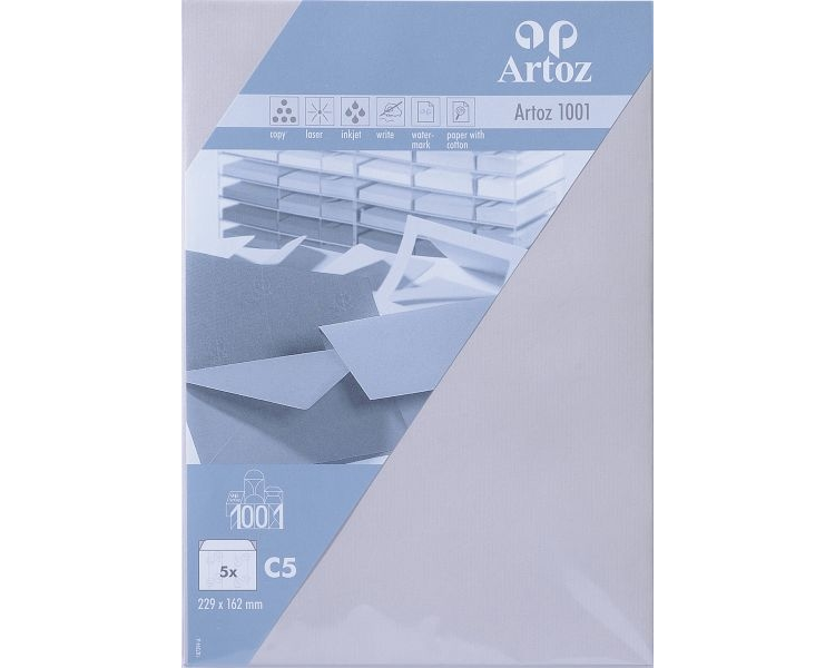 ARTOZ Couverts 1001 C5 107394182 100g, lichtgrau 5 Stück