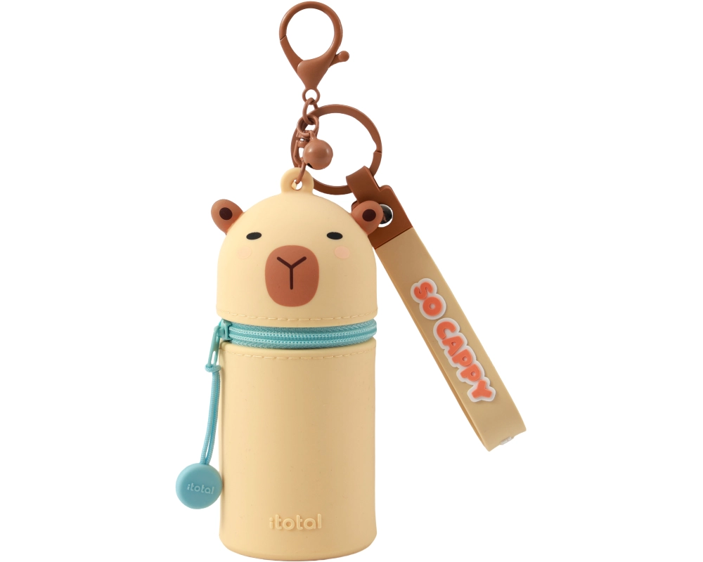 I-TOTAL Schlüsselanhänger Silikonetui XL2486G Capybara