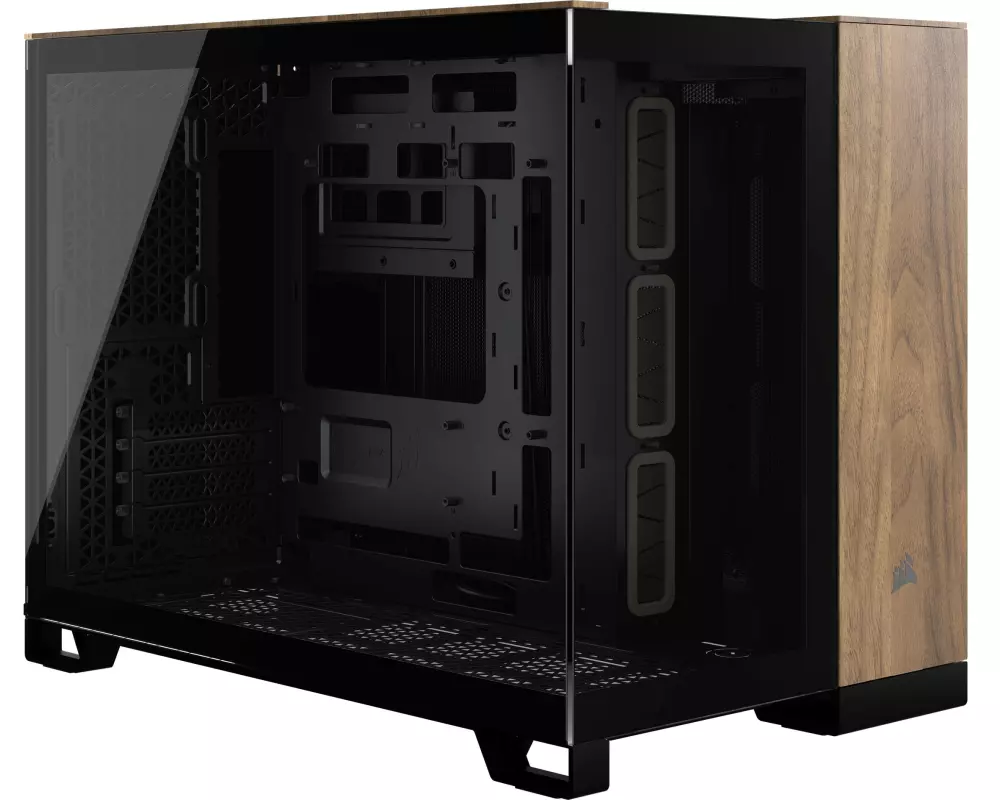 Corsair PC-Gehäuse 2500X Schwarz/Wallnuss