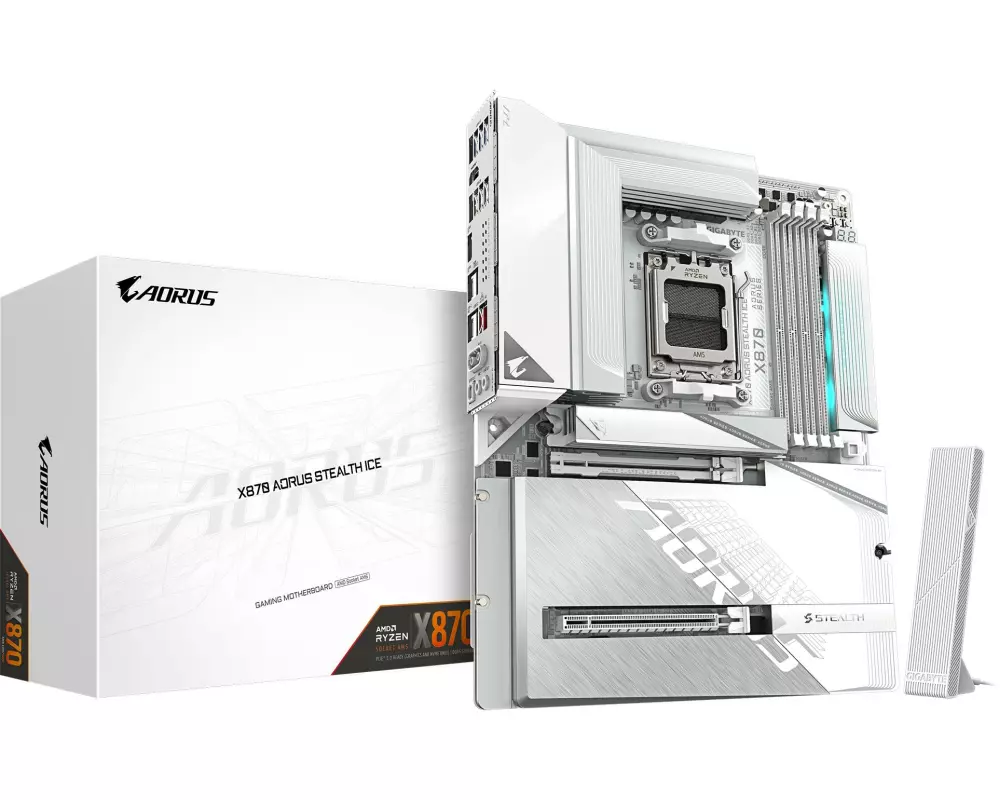 Gigabyte Mainboard X870 AORUS STEALTH ICE