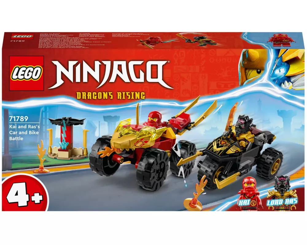 LEGO® Ninjago Verfolgungsjagd mit Flitzer und Motorrad 71789