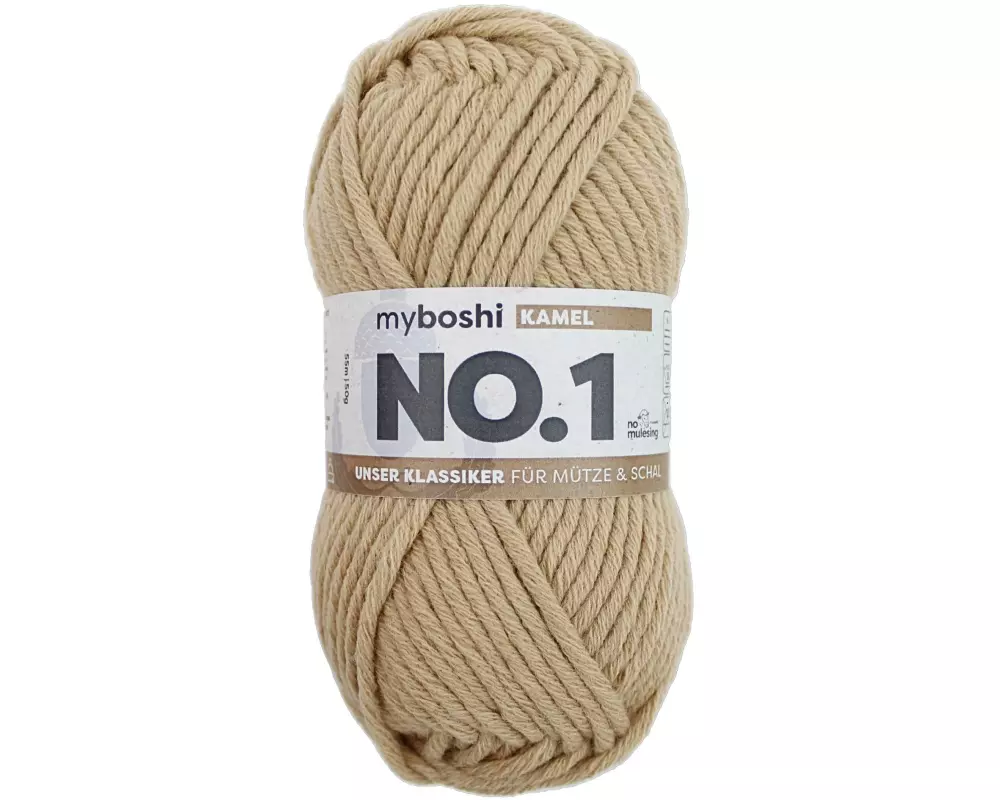 myBoshi Wolle Nr.1 Kamel 50 g, 55 m