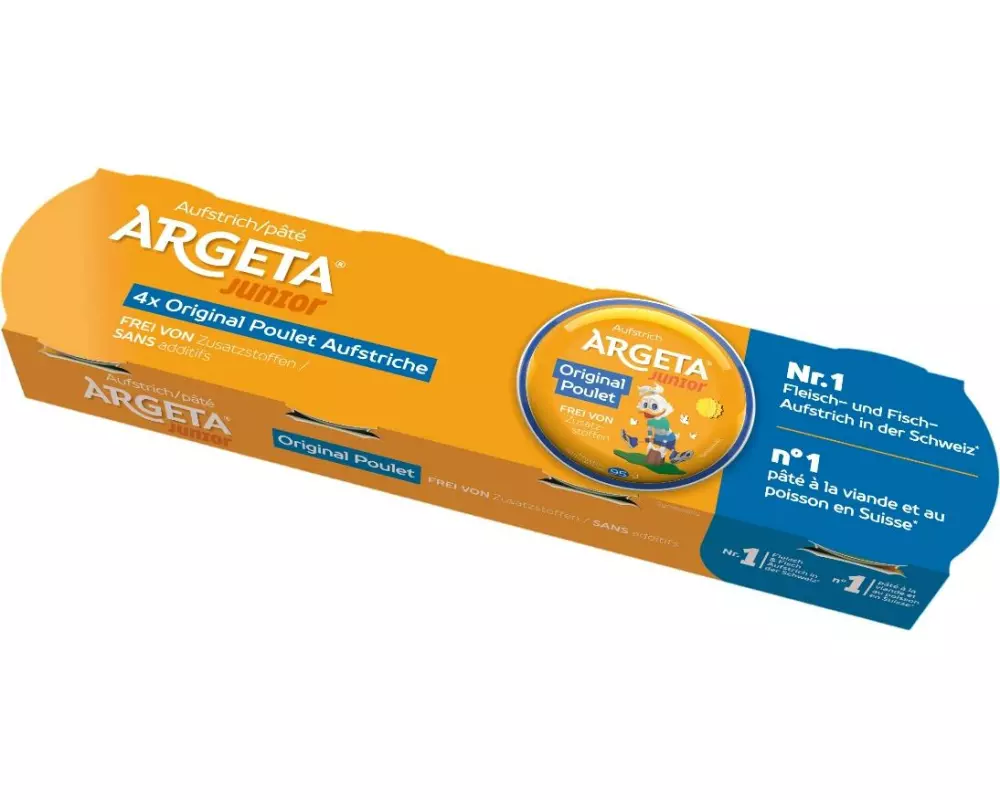 Argeta Hühnerfleisch Junior Original 4x 95 g
