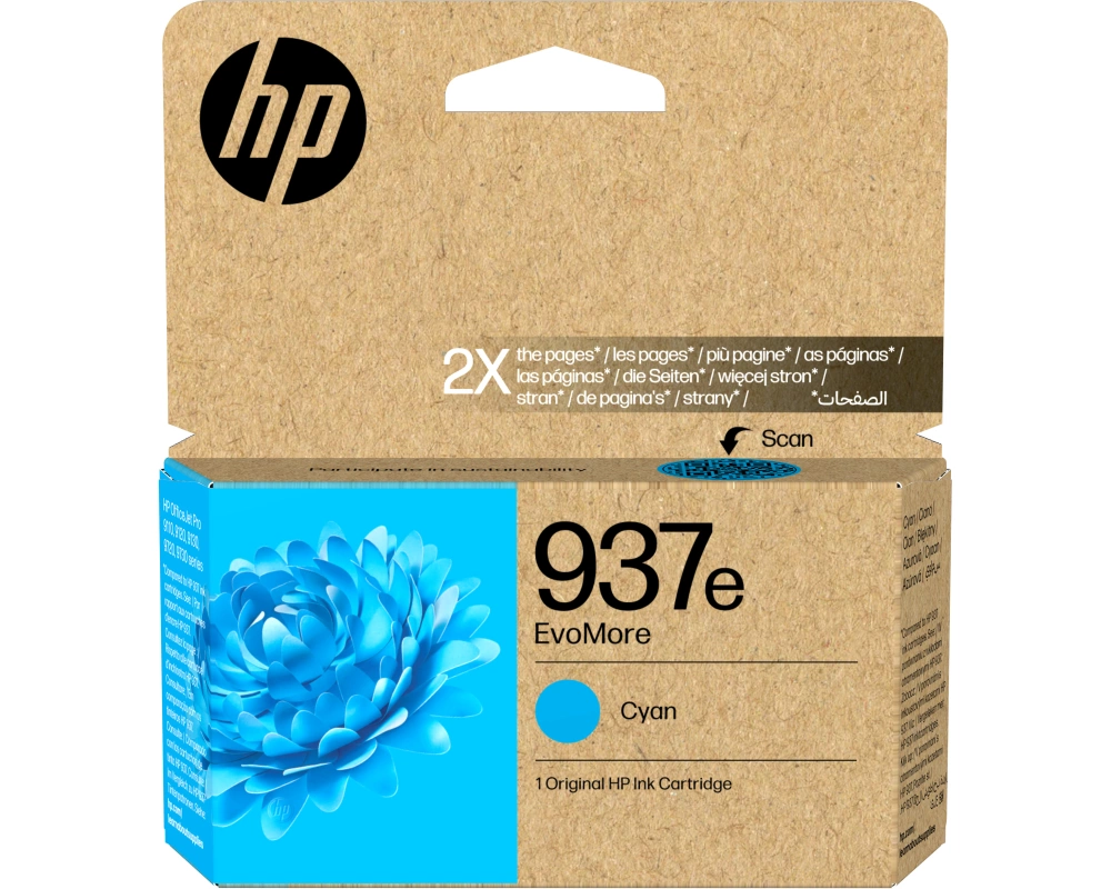 HP Tintenpatrone 937e cyan 4S6W6NE#LS1 OfficeJet 9110b/9120 1650 S.