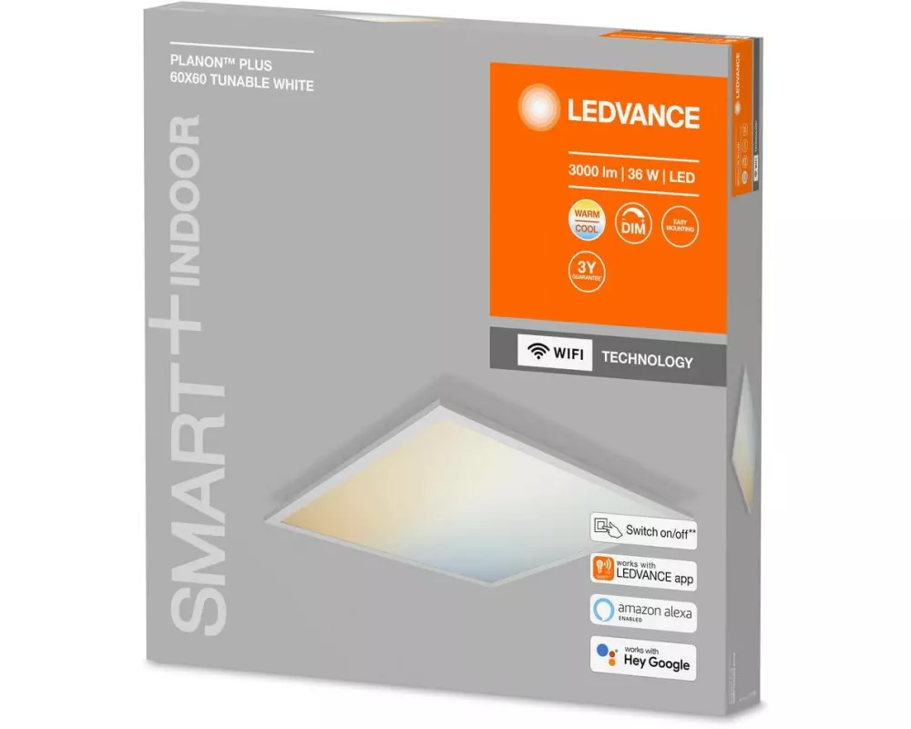 Ledvance LED-Panel SMART+ WiFi Planon Plus, 60 x 60 cm, 36W