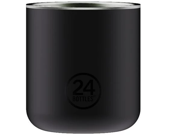 24Bottles Becher Casa 220 ml, 1 Stück, Schwarz