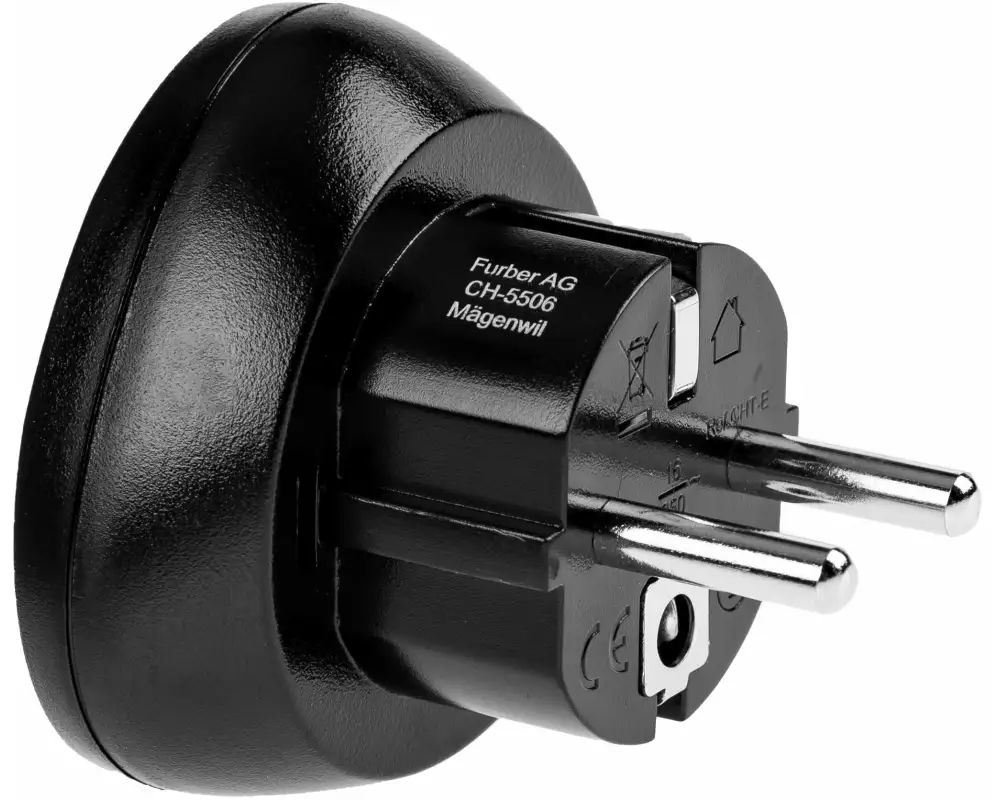 FURBER.power Reiseadapter CH – Schuko