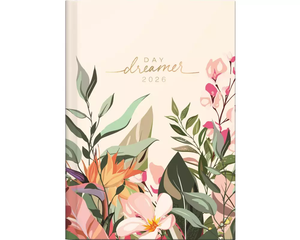 rido idé Taschenagenda Technik III Abstract Blume, 2026, Mehrfarbig