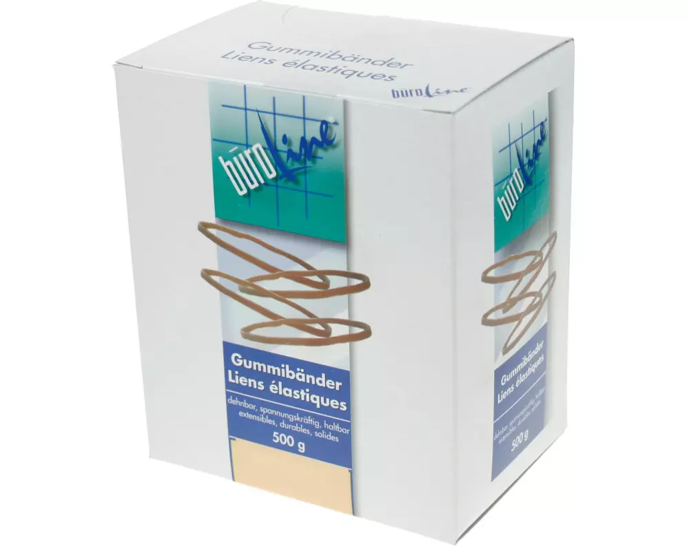 Büroline Gummiband 3 x 80 mm, 500 g