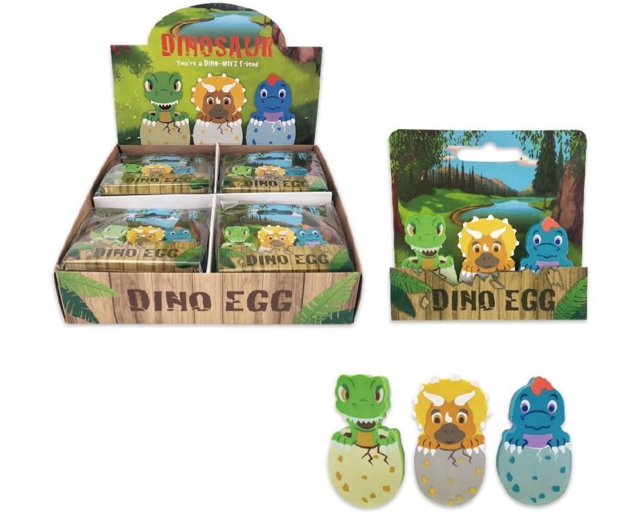 ROOST Schreibset Dinosaurier HSST-058 4-teilig, assortiert