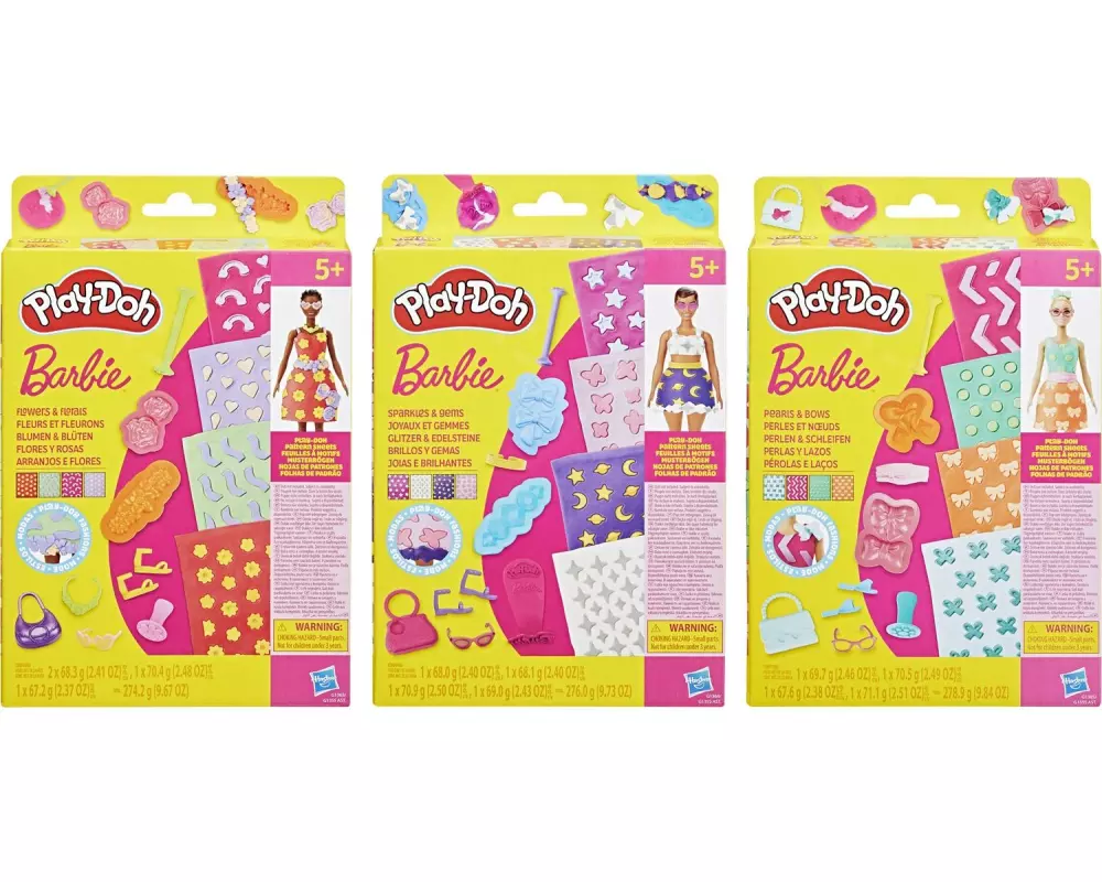 Play-Doh Knetspielzeug Barbie Fashion Packs Assortiert