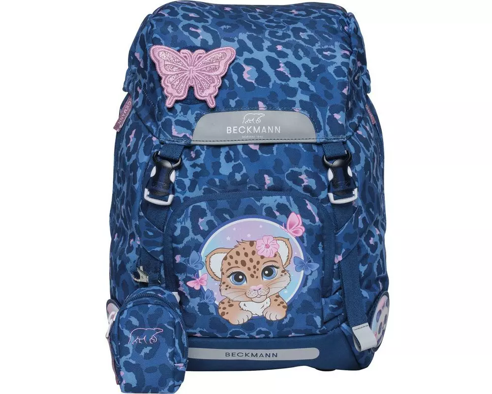 Beckmann Schulrucksack Classic Cheeta, 22 Liter
