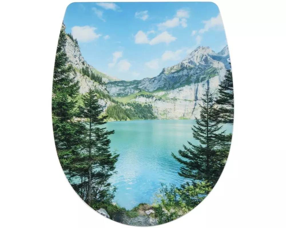 diaqua Toilettensitz Arles Mountain Sea Mehrfarbig