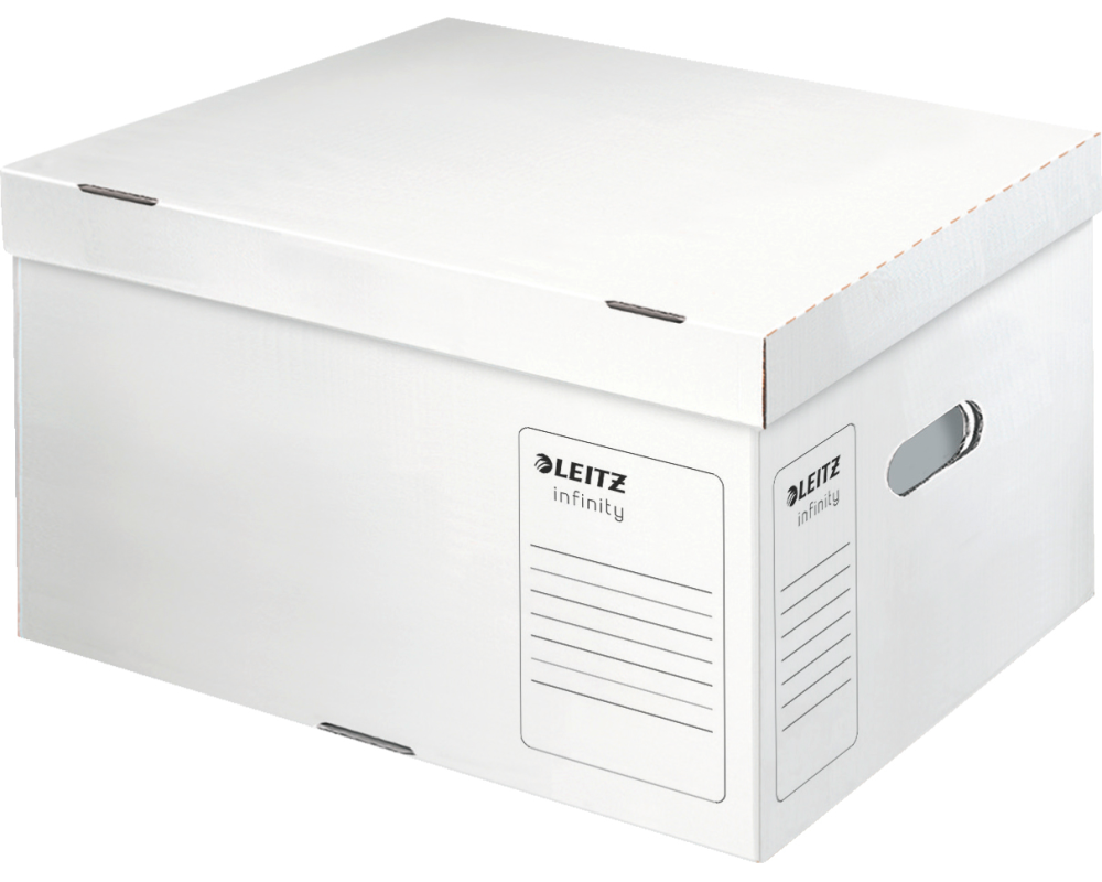LEITZ Infinity Box mit Deckel L 61040000 weiss 420x350x265mm