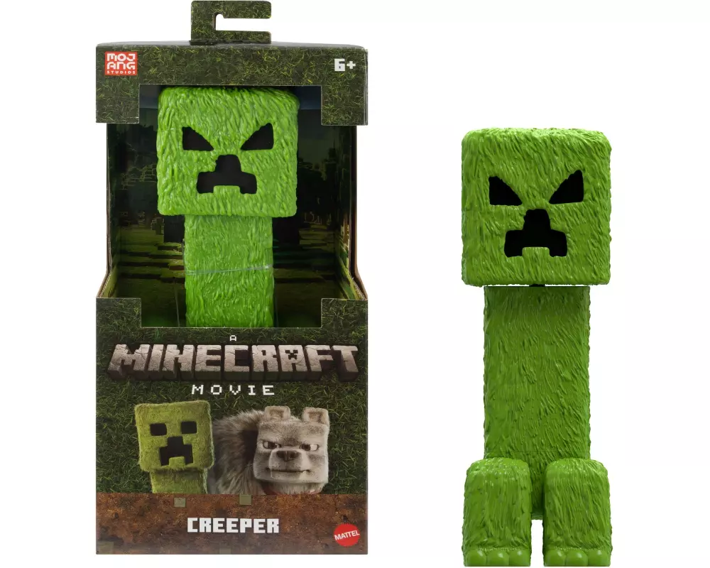 Mattel Minecraft Movie Statement Scale Creeper 30 cm