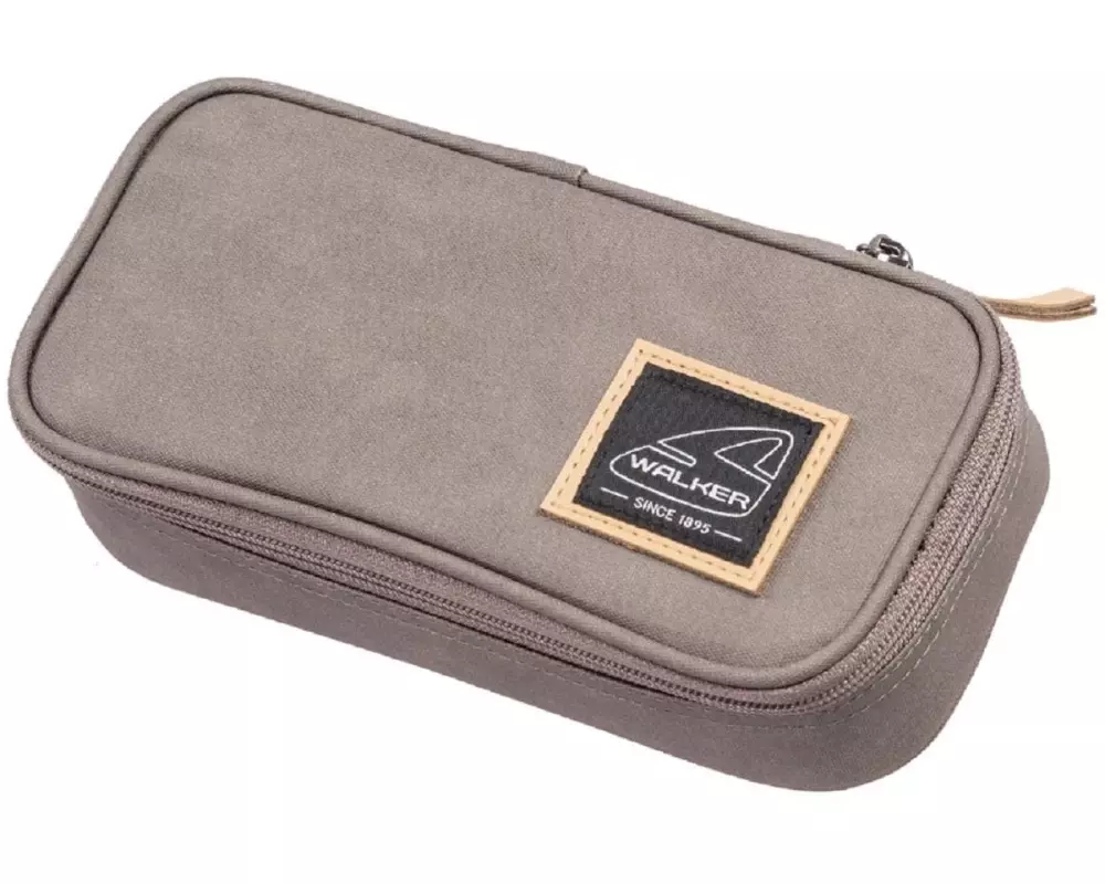 Walker Etui Pencil Box 21 x 10 x 6 cm, leer Grey Coated