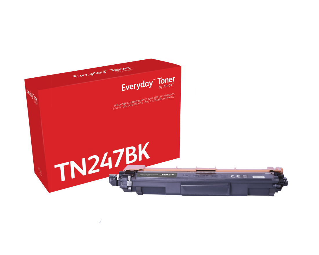 Everyday™ Schwarz Toner von Xerox, kompatibel mit Brother TN247BK, Hohe Kapazität