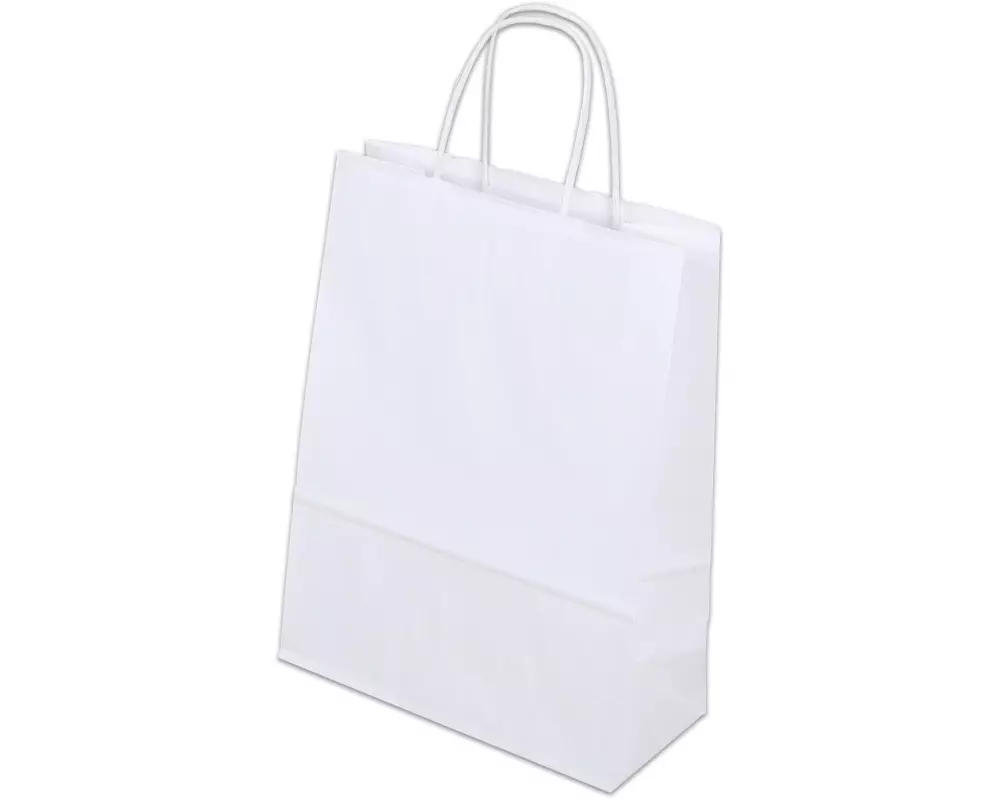 ELCO Geschenktasche 22 x 10 x 29 cm, 50 Stück, Weiss
