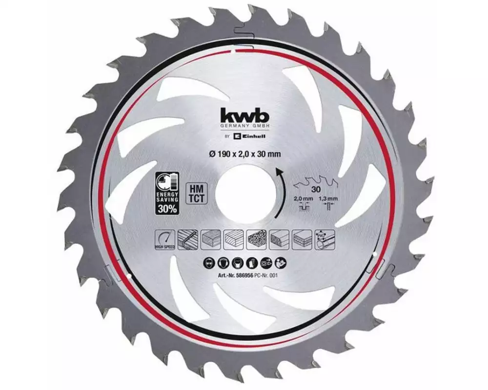 Einhell Sägeblatt HM 190 x 30 Z30