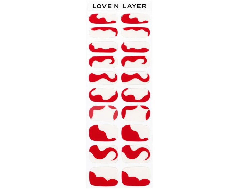 LoveNLayer Abstraction Grape Red, Rot, Nude