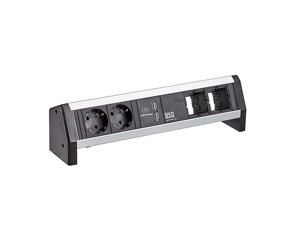 BACHMANN DESK 2xCEE7/3 1xUSB Charger