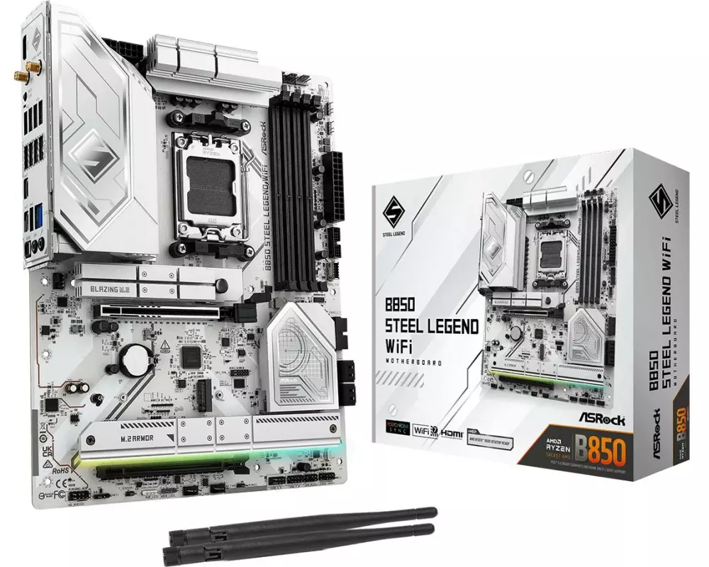 ASRock Mainboard B850 Steel Legend WiFi