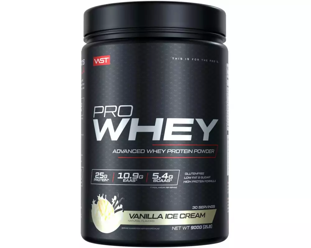 VAST Pulver Pro Whey Dose: 900g, Vanilla Ice Cream