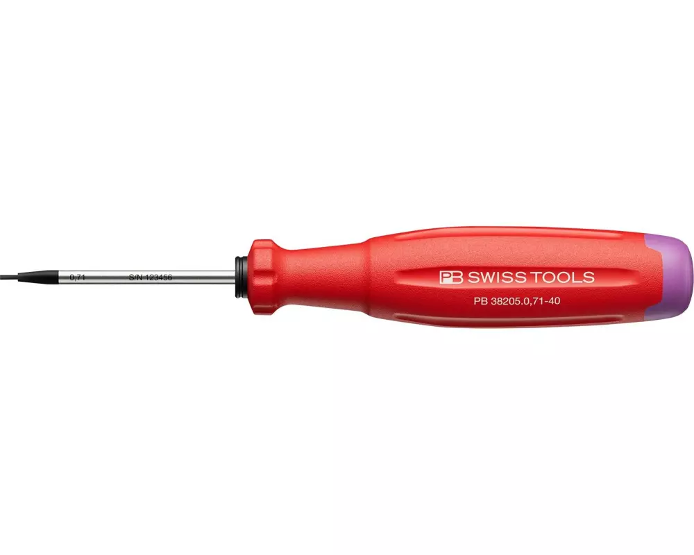 PB Swiss Tools Innensechskant-Schraubenzieher SwissGrip Evo Rot