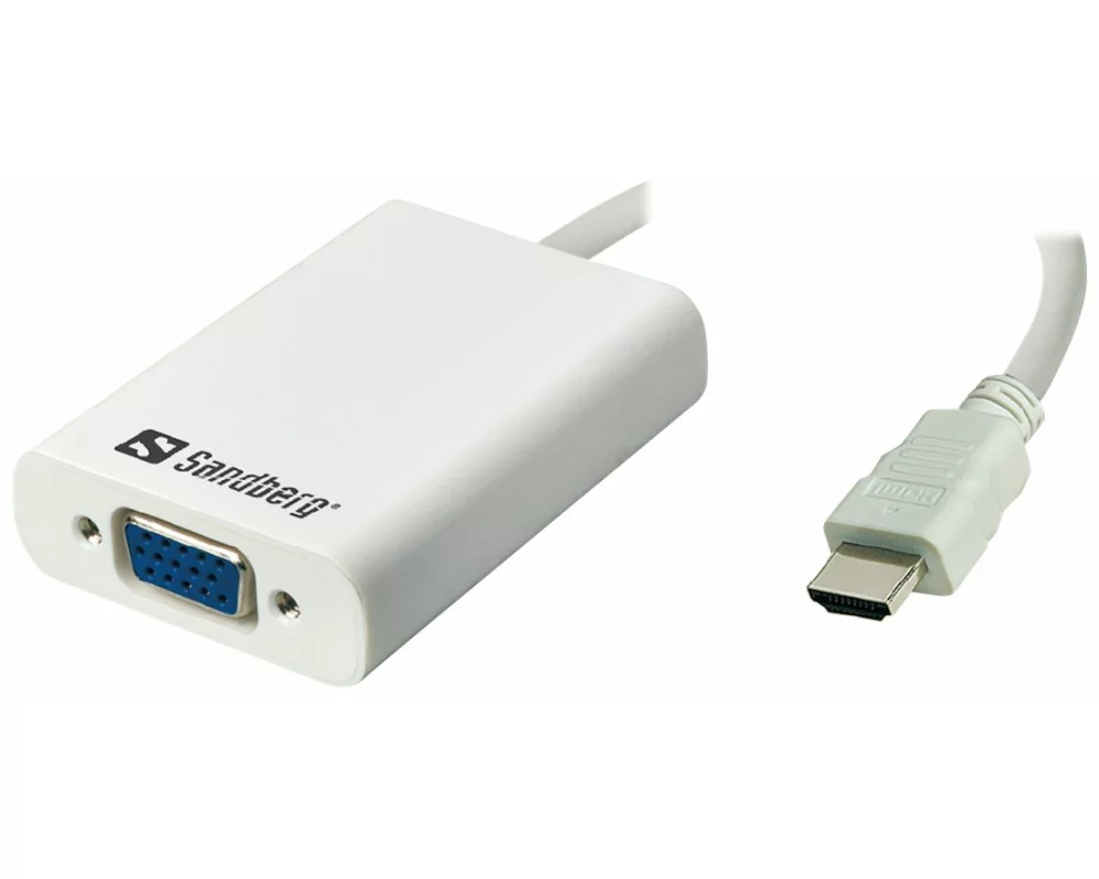 Sandberg HDMI, to VGA + audio, converter