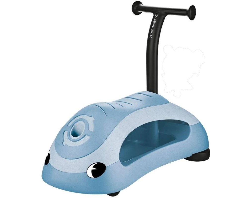GLOBBER Walk N'Roll 3-in-1, Ecologic, Ash Blue