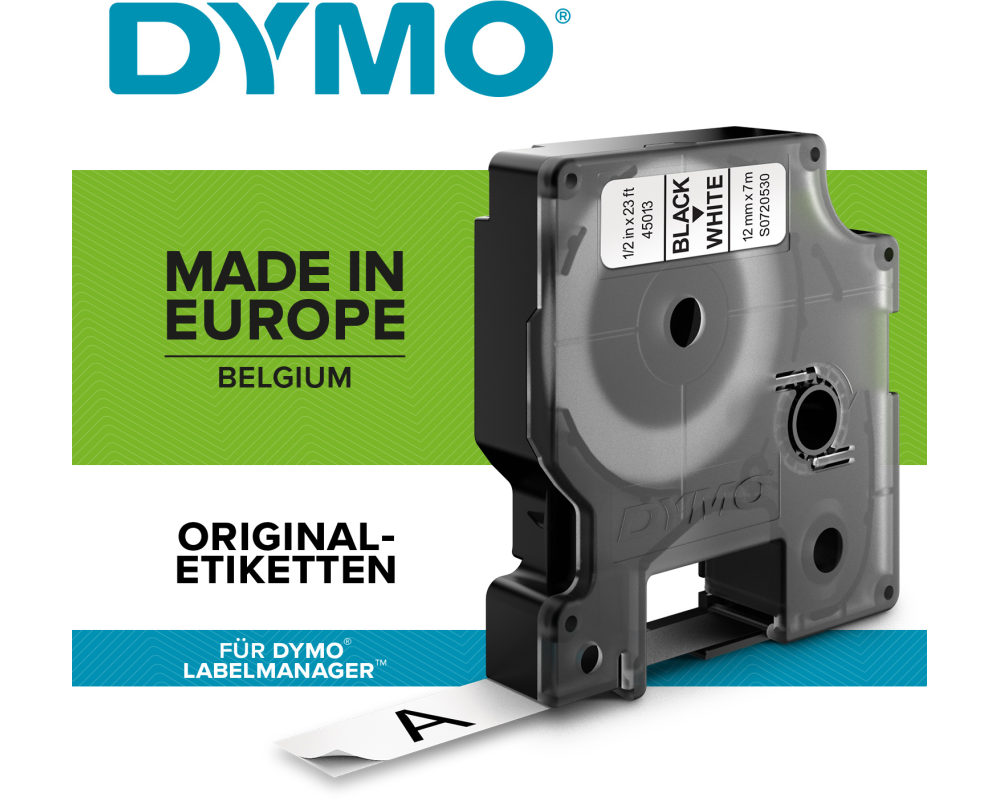 DYMO Farbband 12mmx7m 2093097 weiss