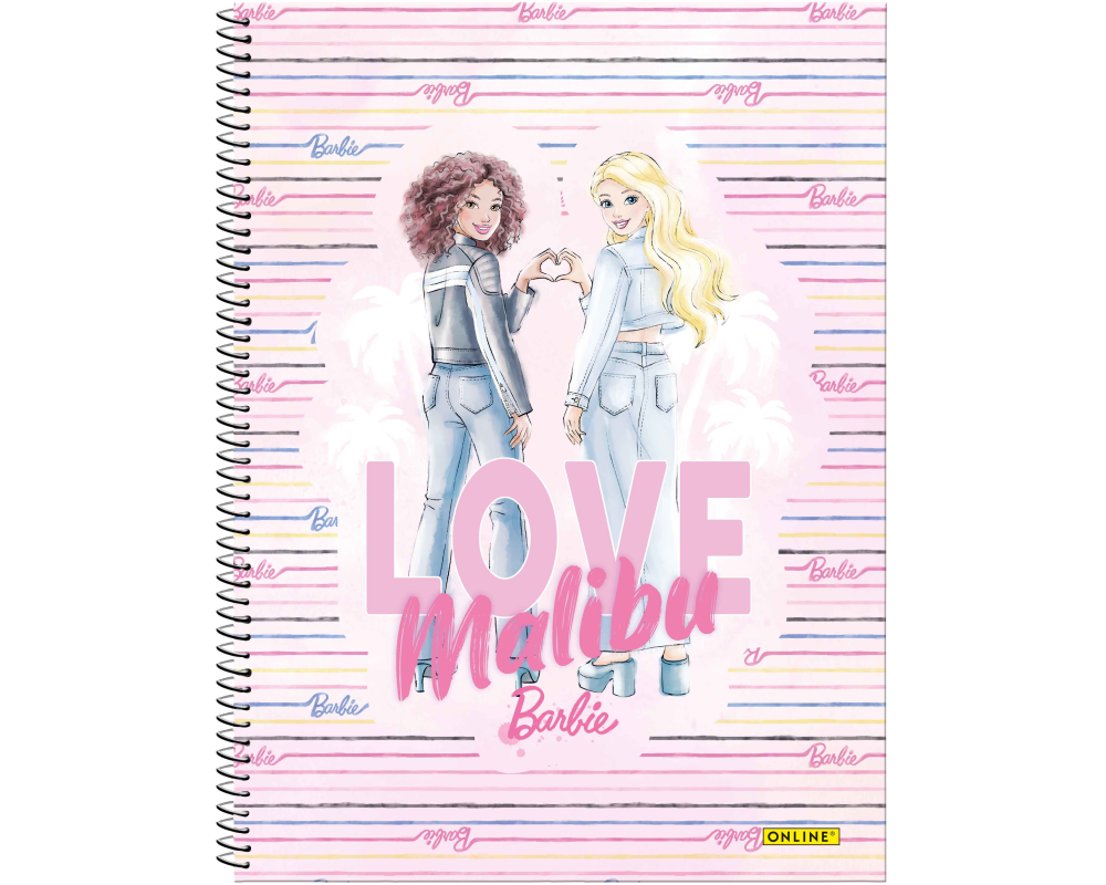 ONLINE Collegeblock Barbie A4 18120/10 kariert, 90g., ass. 80 Blatt