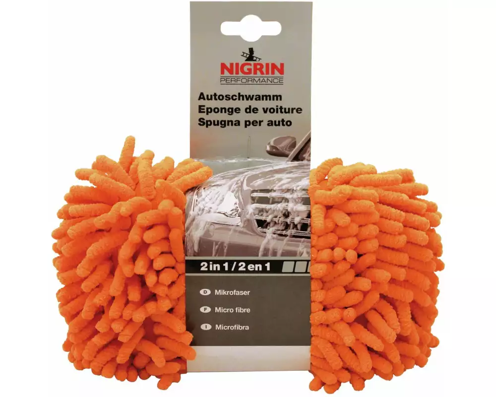 Nigrin Schwamm 2-in1 Mikrofaser