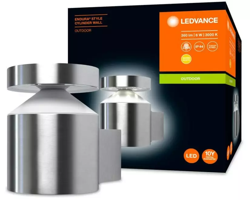 Ledvance Wandleuchte Endura Style Cylinder Wall, 6W, 3000 K