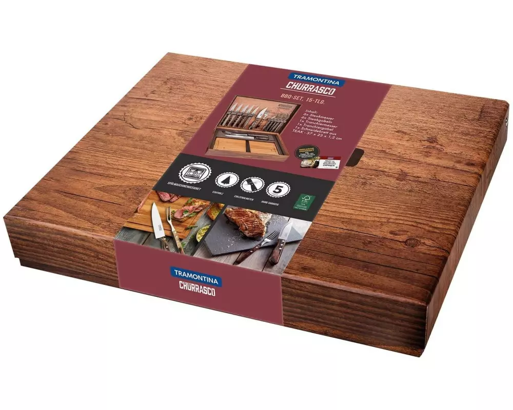 Tramontina Churrasco Grillset Braun