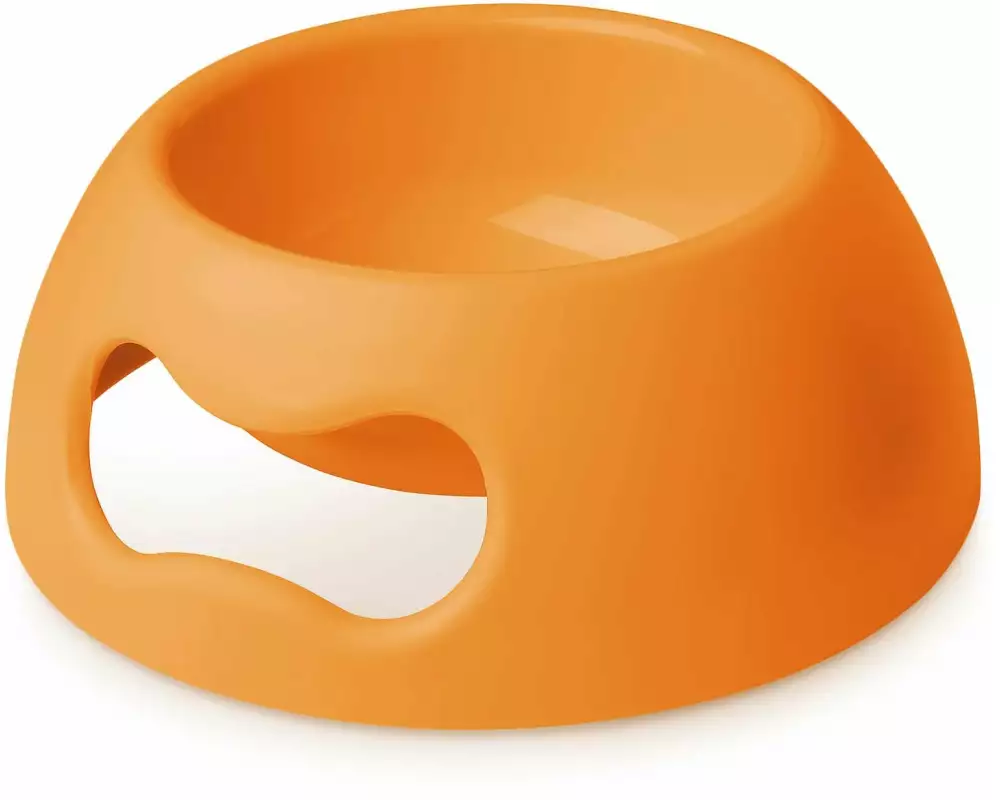 United Pets Kunststoffnapf Pappy Bowl Fluo 1.1 l, Orange