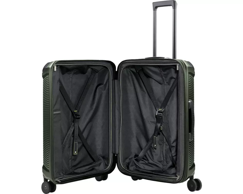 travelite MILLENNIUM Trolley M erweiterbar 76 l Pine Green