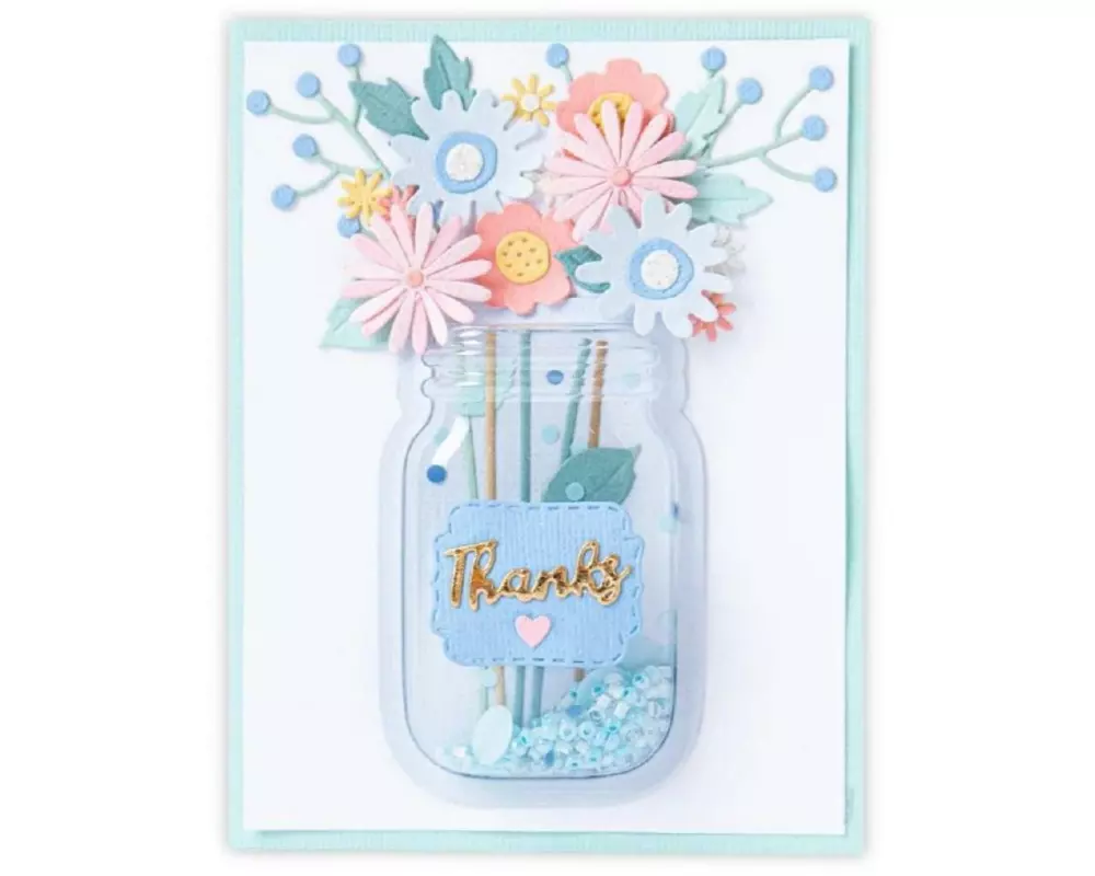 Sizzix Making Essential – Shaker-Kuppeln, Glas, 6 Kuppeln