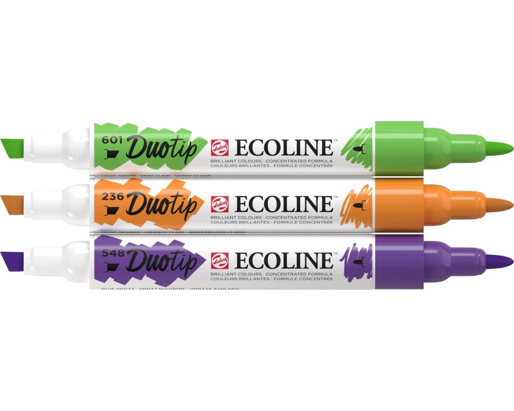 Talens Filzstift Duotip Secondary 3 Stück