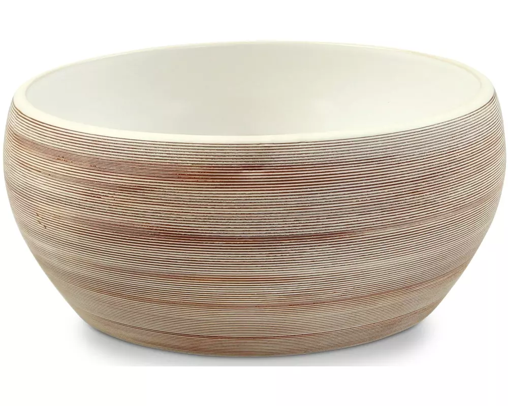 Wolters Keramiknapf Diner Stone, L, Braun