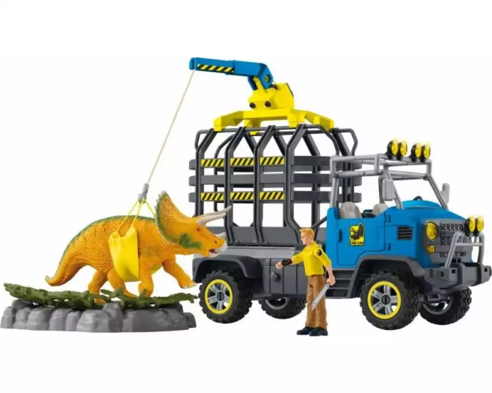 Schleich Spielfigurenset Dinosaurs Dinosaurier Truck Mission