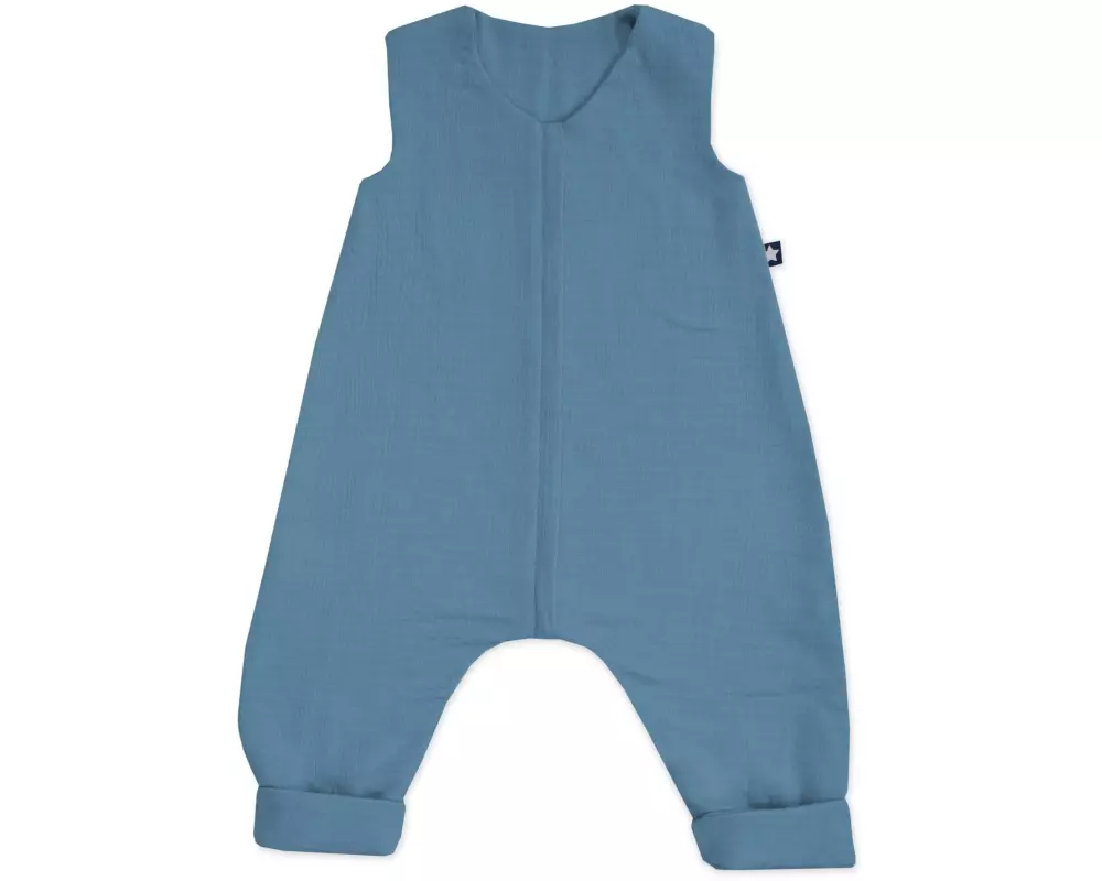 Julius Zöllner Baby-Sommerschlafsack Jumper Musselin Blau 104 cm