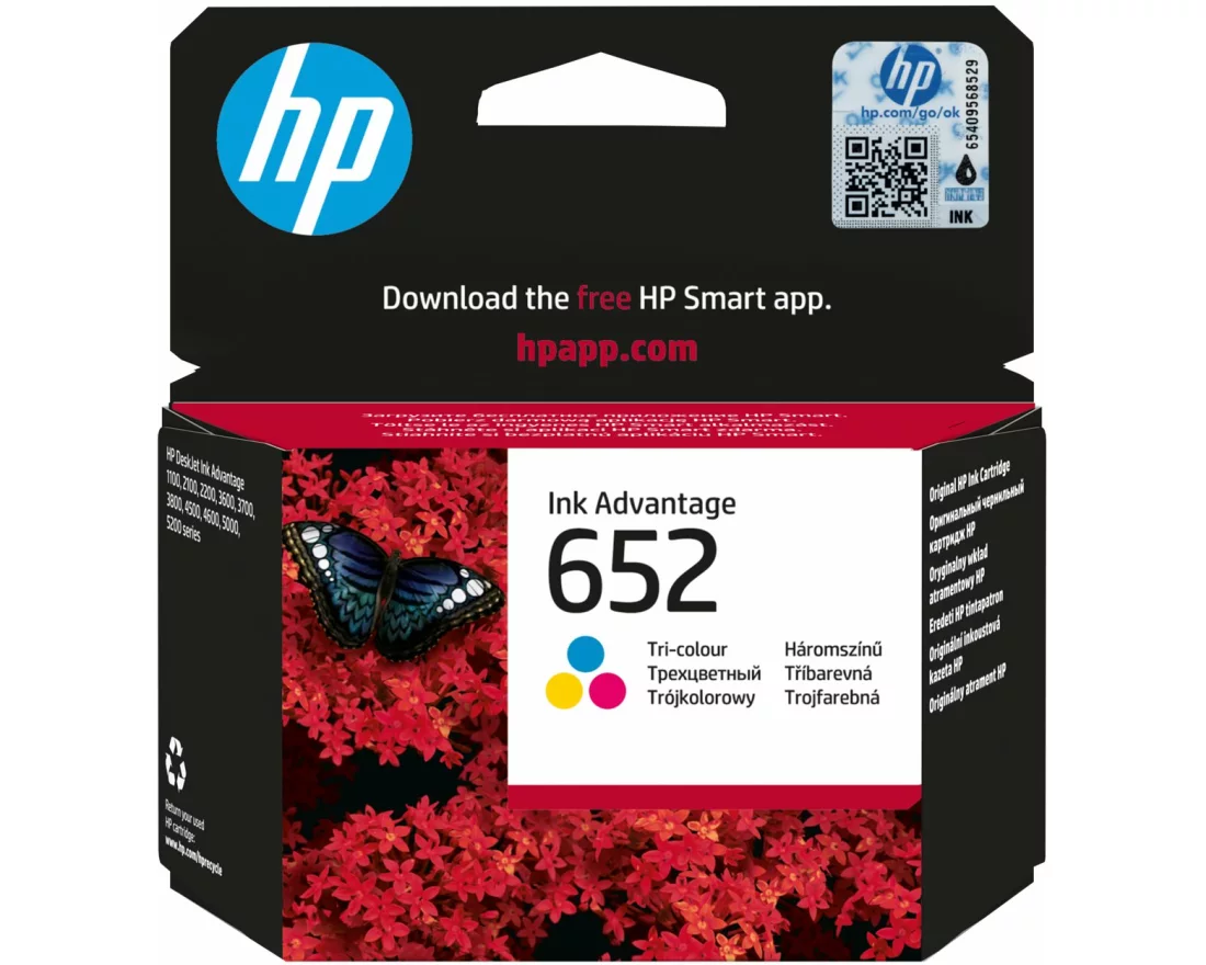 HP 652 Ink Cartridge Tri-color