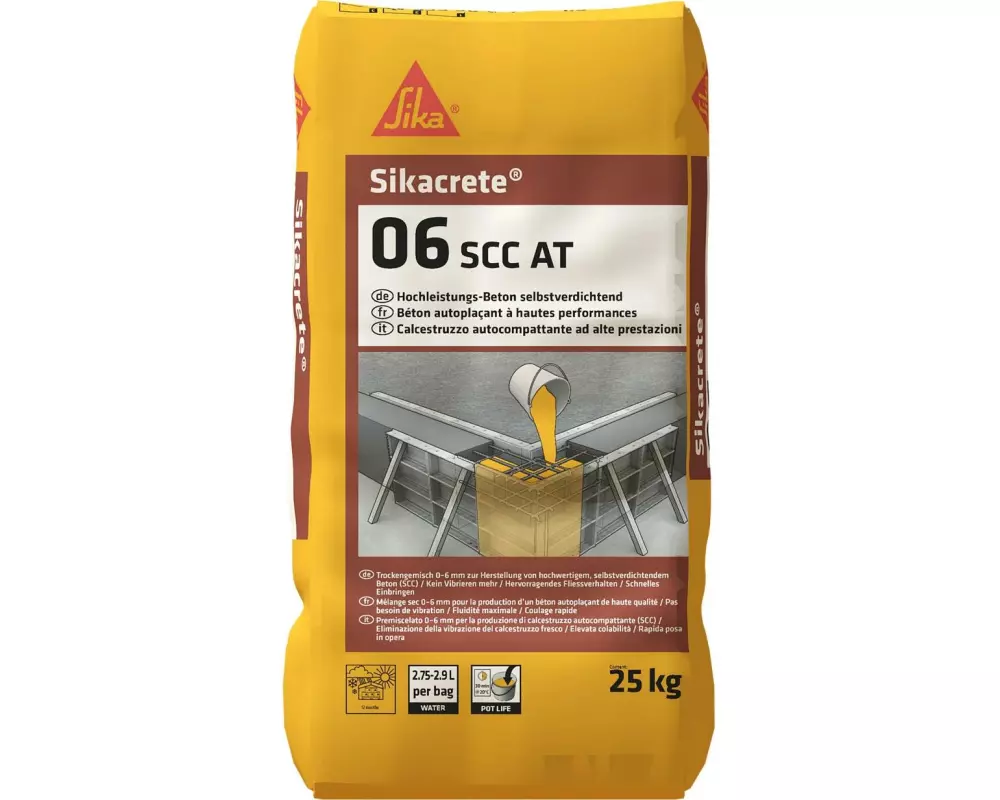 Sika Sikacrete-06 SCC Grau, 25 kg
