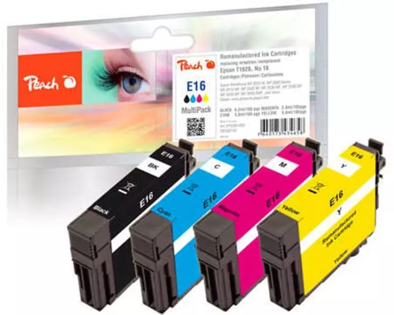 Peach Tinte Epson Nr. 16 (T1626) BK, C, M, Y