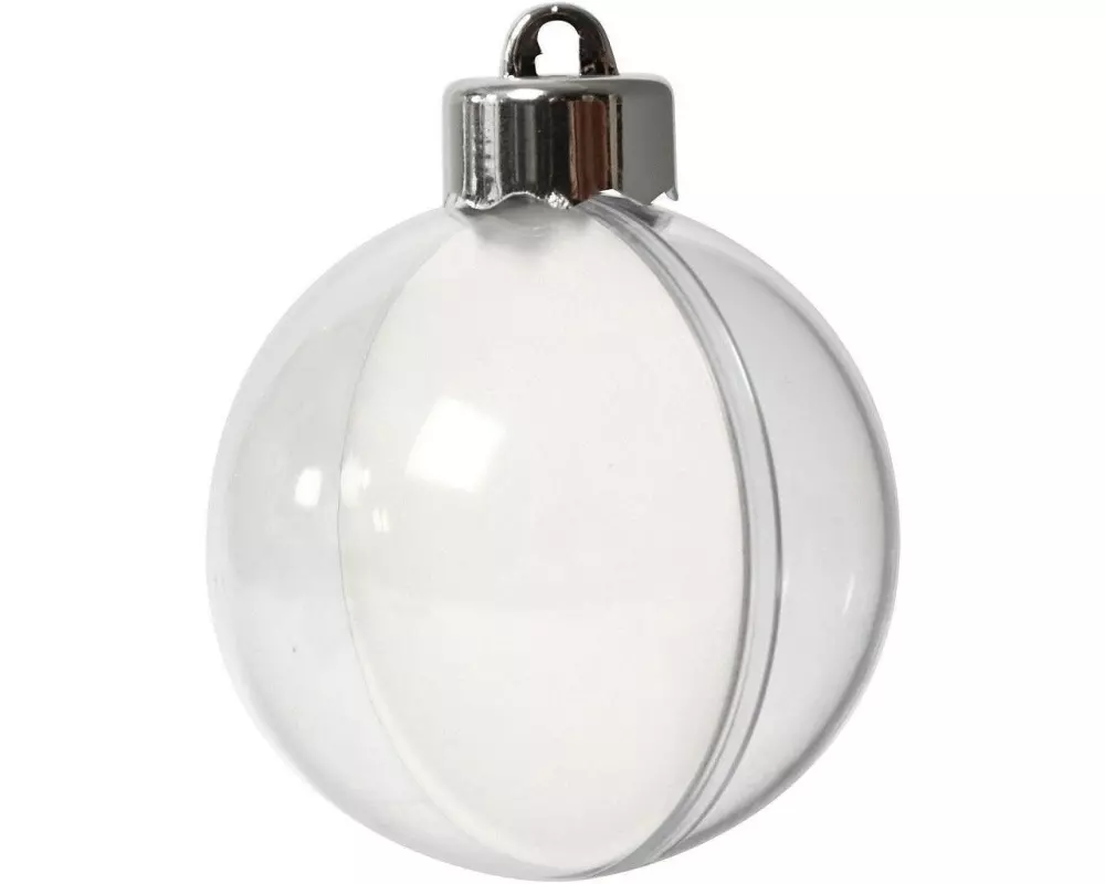 Creativ Company Weihnachtskugeln 6 cm Acryl 8 Stück