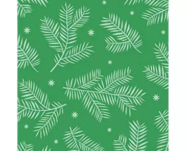 Braun + Company Weihnachtsservietten Zweige greenery Grün, 20 Stück